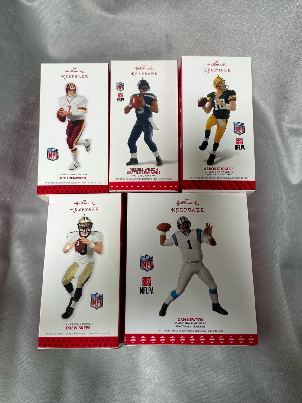 Hallmark Keepsake NFL Player Ornament Set -
